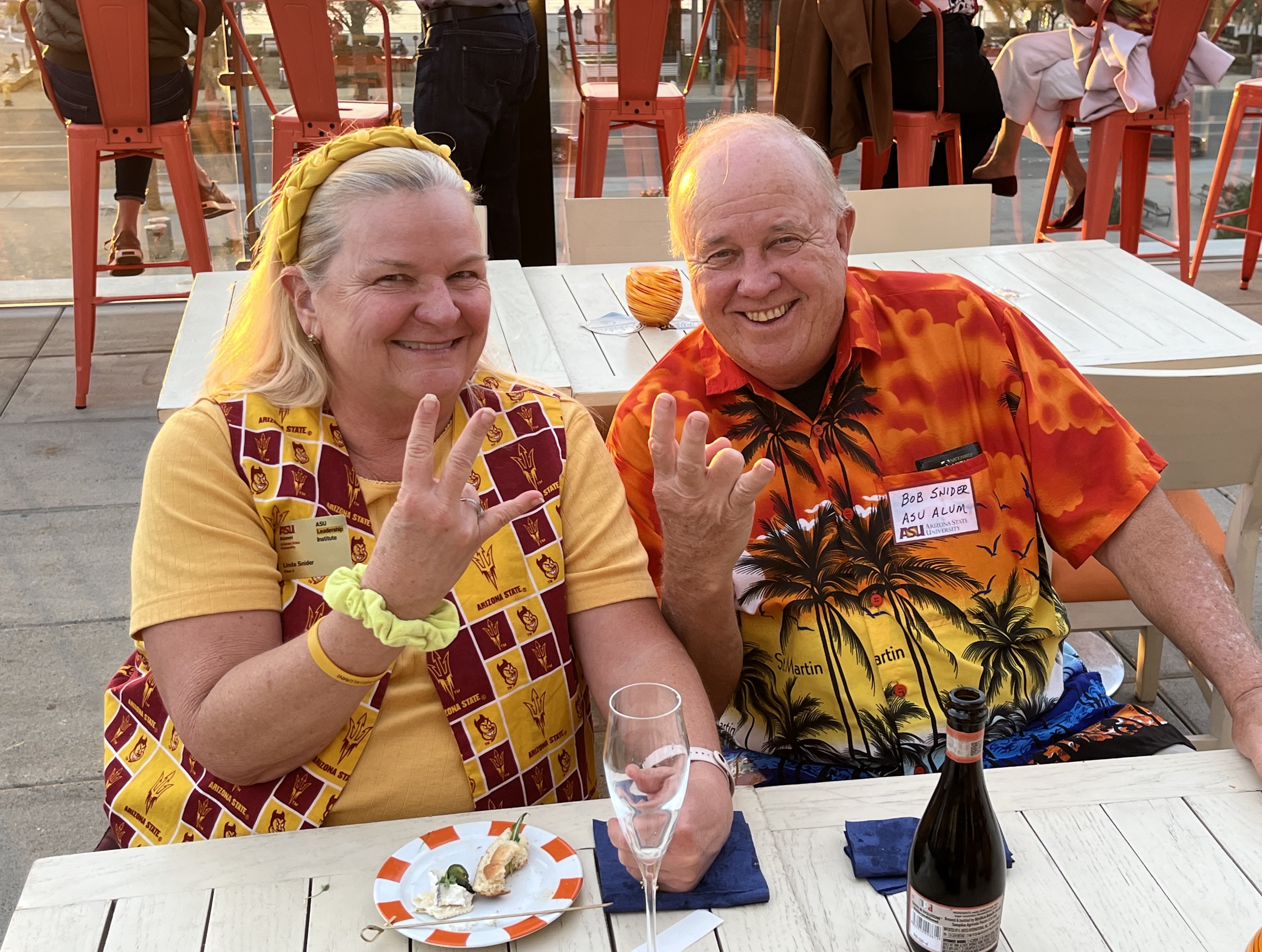 Guests at ASUʻs event in San Diego